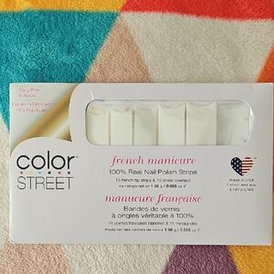 Color Street French Manicure Nail Strips - Classic White